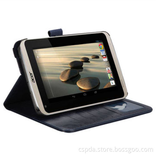 PU Leather Stand Case for Acer B1-720 with Card Slots and Elastic Band
